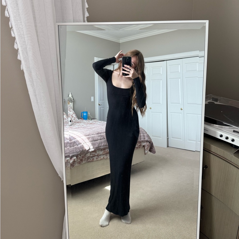 Skims cotton ribbed dress
